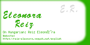 eleonora reiz business card